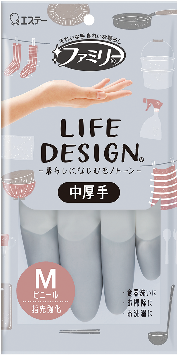 ファミリー ビニール 中厚手　ライフデザイン(M)